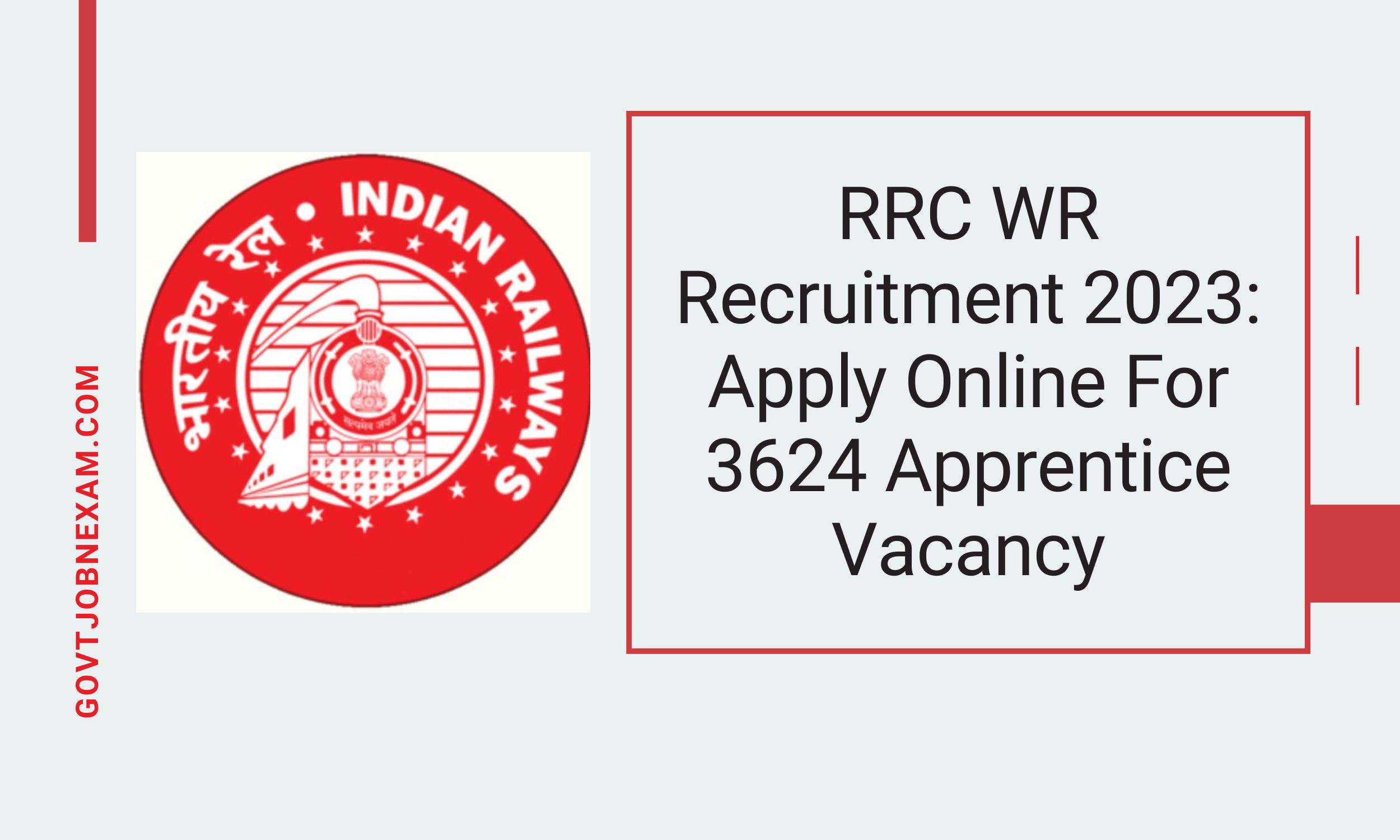 You are currently viewing RRC WR Recruitment 2023: Apply Online For 3624 Apprentice Vacancy