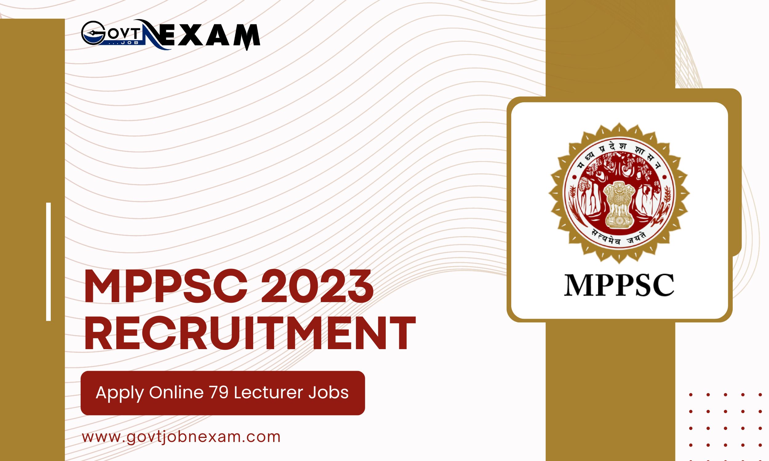 You are currently viewing MPPSC Recruitment 2023: Apply Online 79 Lecturer Jobs in Madhya Pradesh State