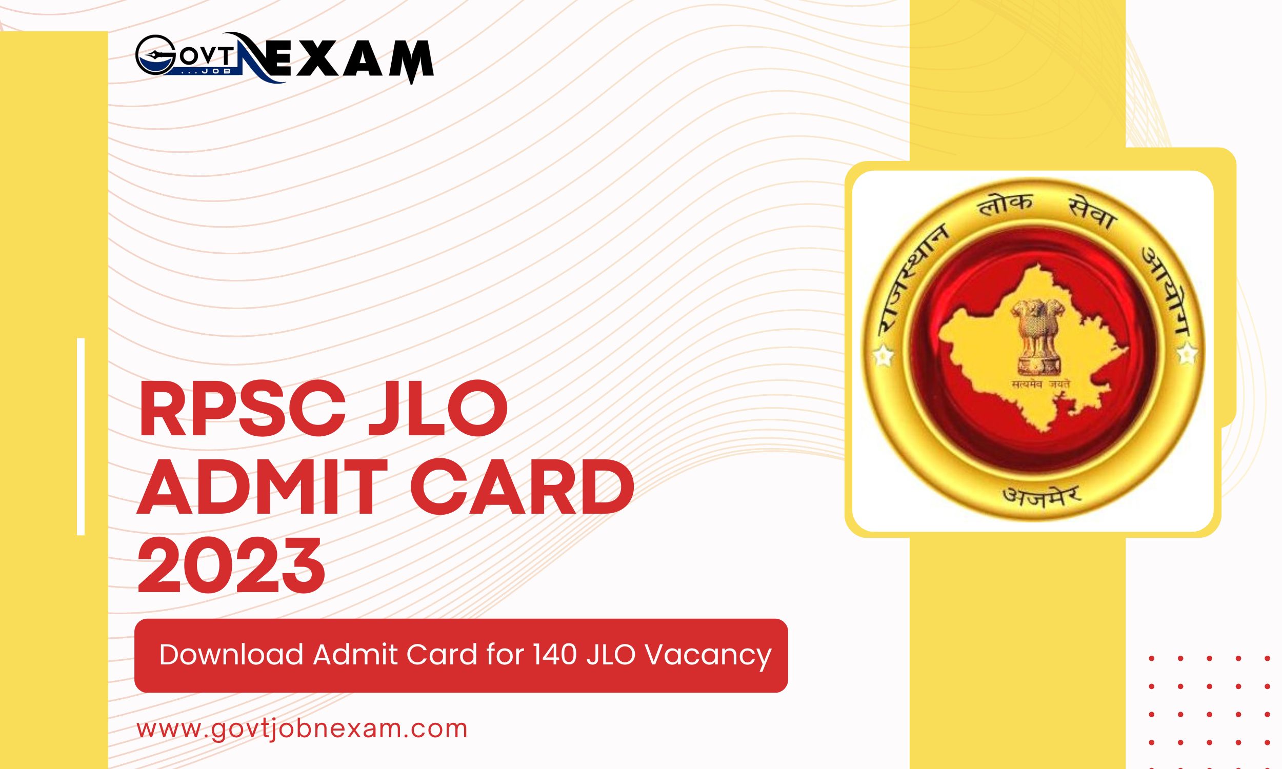 You are currently viewing RPSC JLO Admit Card 2023: Download Admit Card for 140 JLO Vacancy