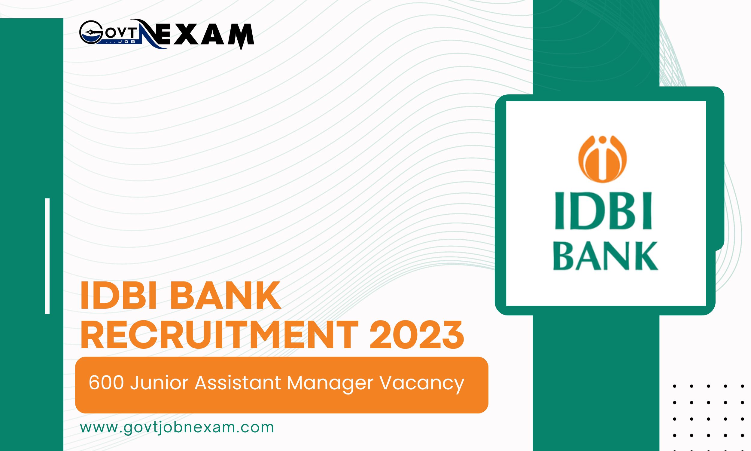 You are currently viewing IDBI Bank Recruitment 2023 for Junior Assistant Manager (Grade O) Vacancy